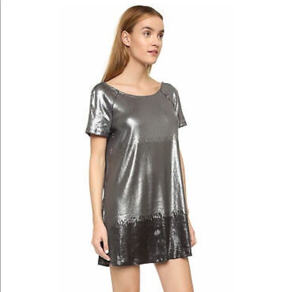 ✨HP✨FP Ombre Sequins Gunmetal Gray Dress✨ - Picture 2 of 11